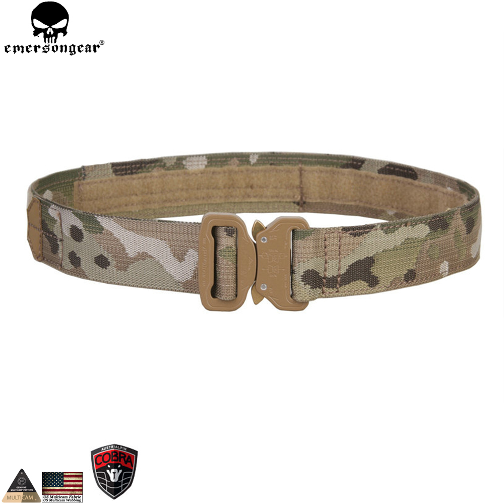 Emersongear Tactical 1.5inch Belt Belt Hook and Loop Shooter Belt  Tactical Emerson Hunting Nylon Multi-camo Belt EM9301