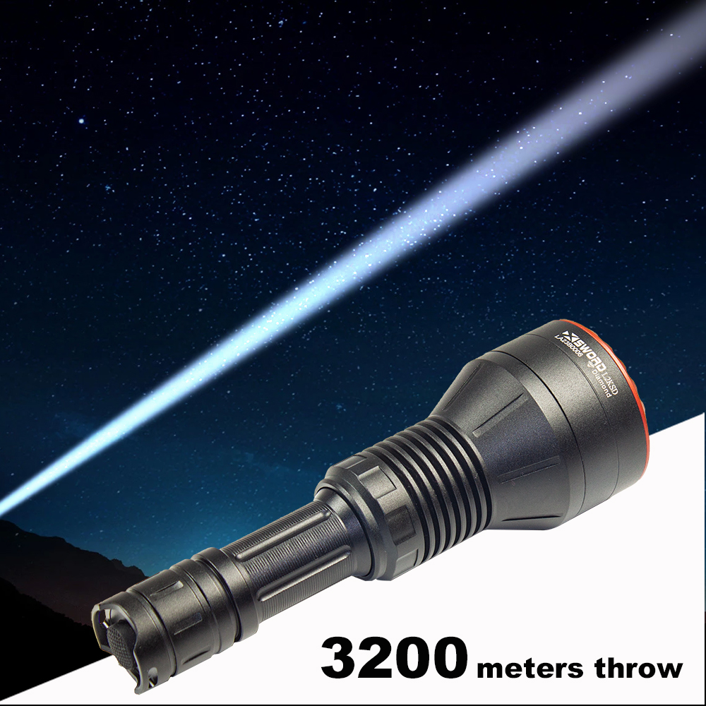 MAXTOCH Xsword L2KSD LEP SpotLight 3200 Meters Short Version of L2KSD Long Range Torch LEP Flashlight