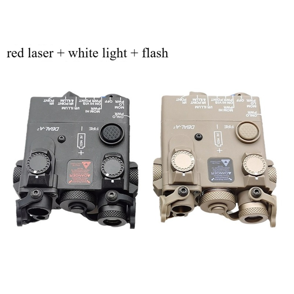 DBAL-A2 nylon version tactical red laser indicator flashlight lighting with flash no IR
