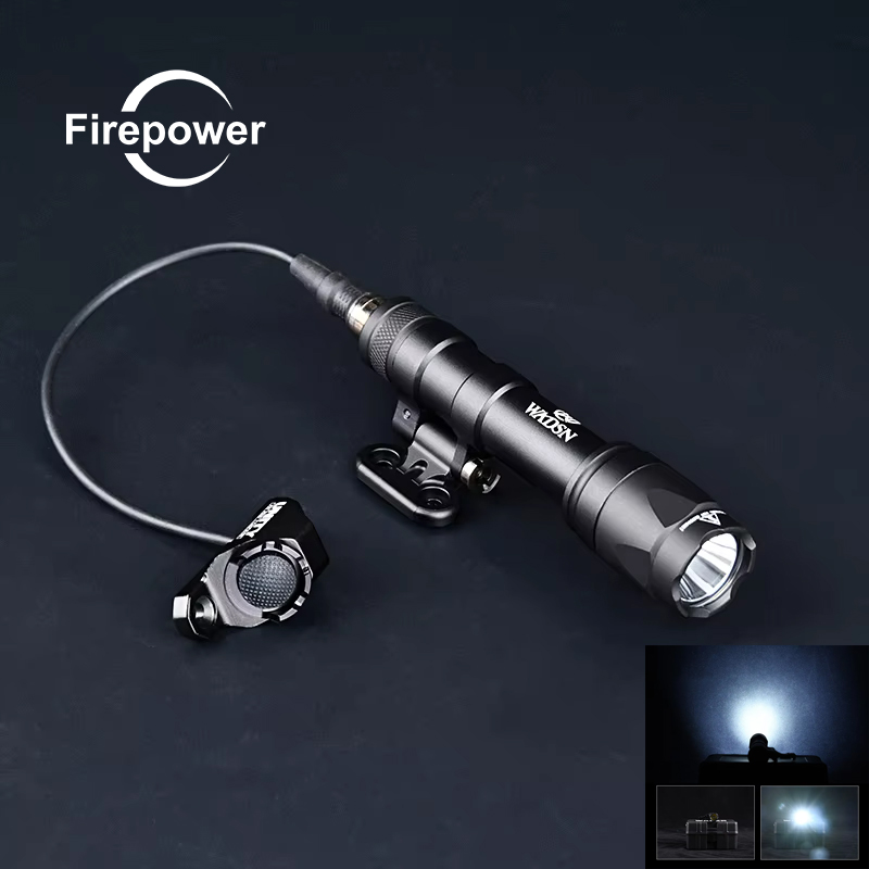 WADSN M640 Tactical Surefir Flashlight AR15 Rifle Airsoft Scout Light strobe Mlok Keymod Pictinny 20mm Rail Hunting Lamp