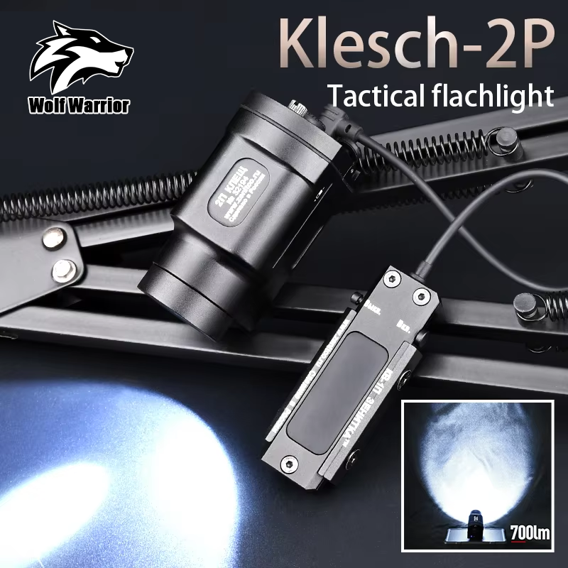 WADSN Tactical Metal Zenitc K-2P KLESCH 2P AK-SD Strobe Weapon lights With Switch Hunting AR15 rifle LED Powerful Flashlight