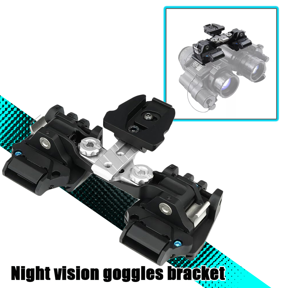 Helmet night vision goggle bracket, binocular bridge folding arm mounting bracket, lightweight double tube mounting system
