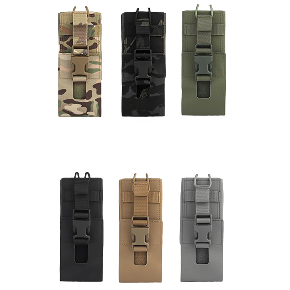 Tactical Molle Radio Walkie Talkie Pouch Hunting Waist Bag Holder Pocket Outdoor Sports Camping Radio Magazine Mag Pocket