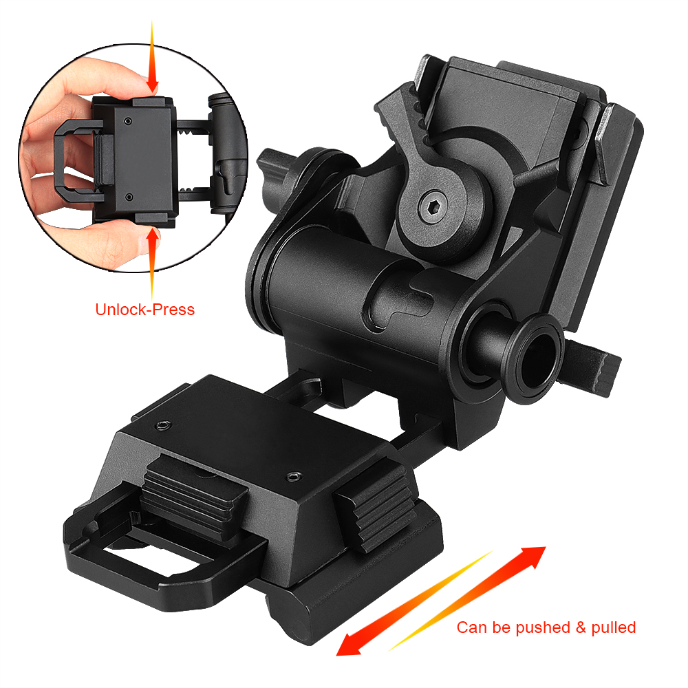 Night Vision Mount NVG Arms Mount J Arm Adapter for AN / PVS-14 Monocular NVG Dovetail GZ24-0049