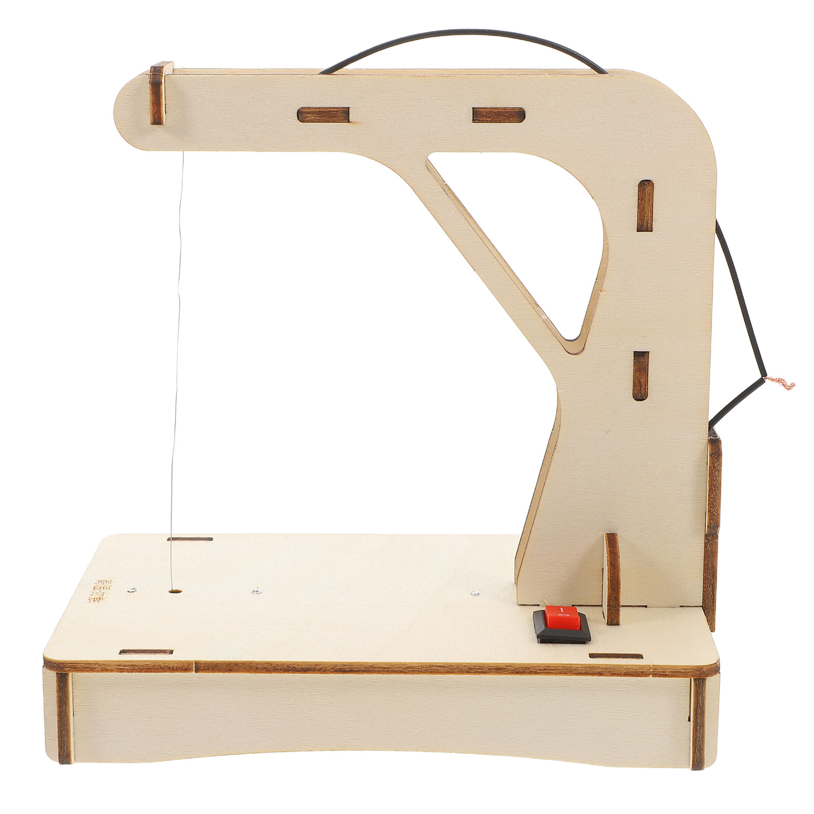 Electric Heating Cutting Machine Toy Material Package Beige Wood Primary School