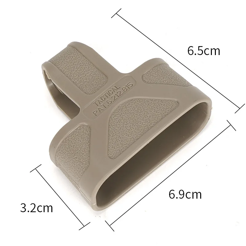 Tactical 5.56 Magazine Pouch Quick Release Rubber Triangle Grip for Outdoor Hunting CS Equipment