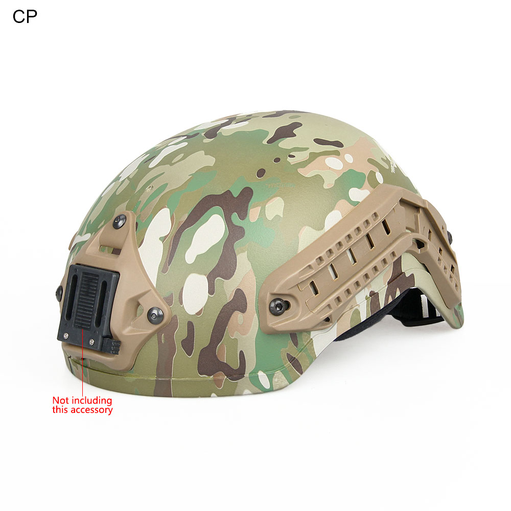 Hunting accessories Universal Helmet Tactical Nylon Helmet Suitable for NVG Mount With Side Rail Fits for Flashlight gs9-0019