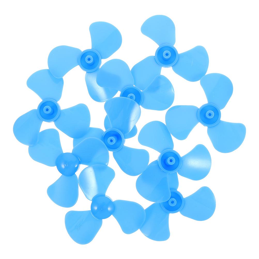 15pcs Mini Motor Plastic Blades Tiny 3-leaves Fan for Crafts Science Projects DIY Toy Accessories Student Experiment Electronic