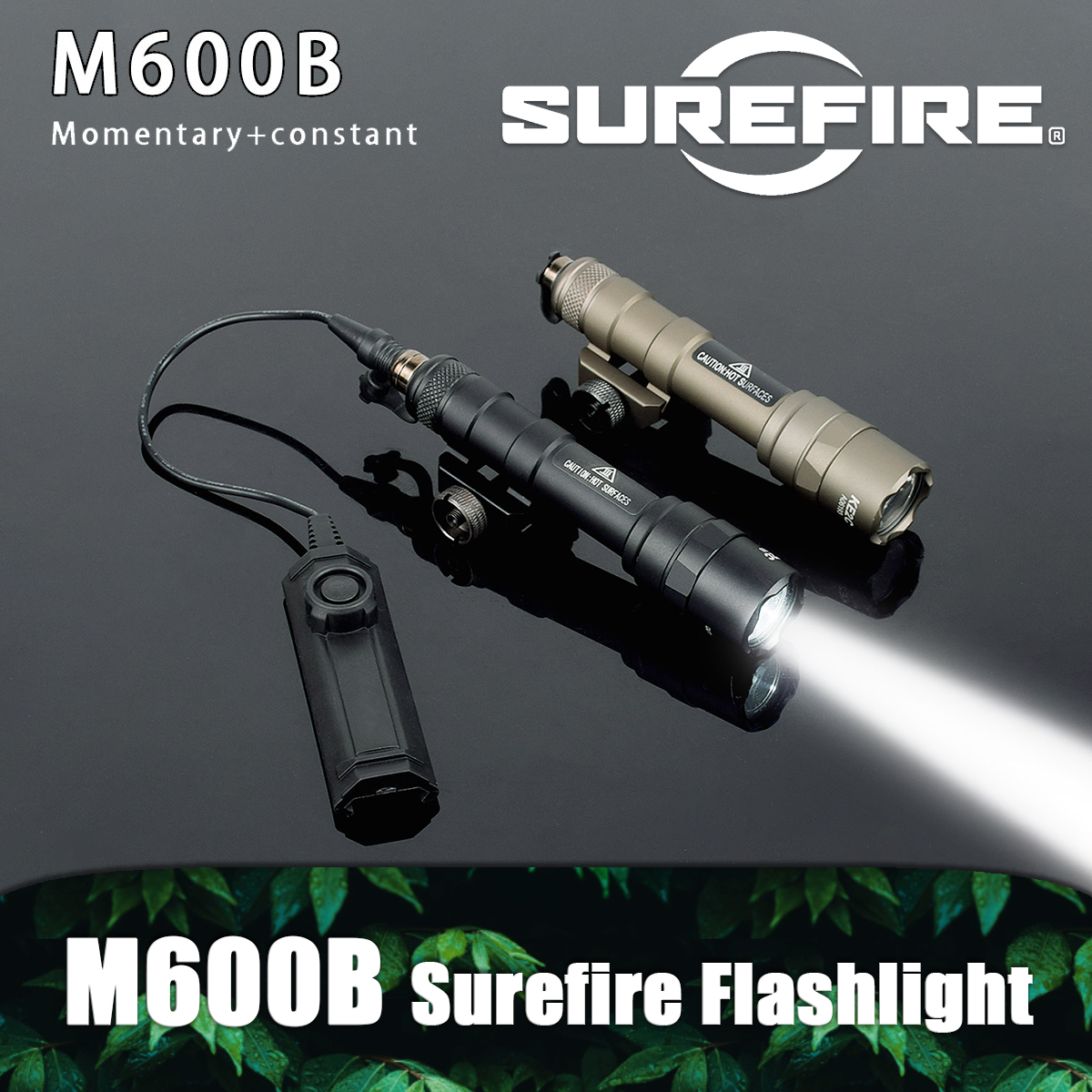 Tactical Surefire M600 M600U/M600B Airsoft Powerful Flashlight 5 Styles Switch Fit 20mm Rail Rifle Weapon Gun Scout LED Light