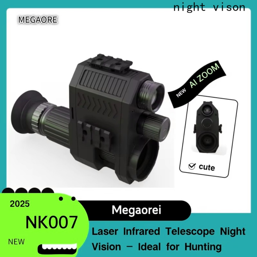 Day And Night Monocular TelescopeMegaorei NK007 2025 Enhanced 1080P Telescope - Laser IR Night Hunting Camera for Outdoor Activi