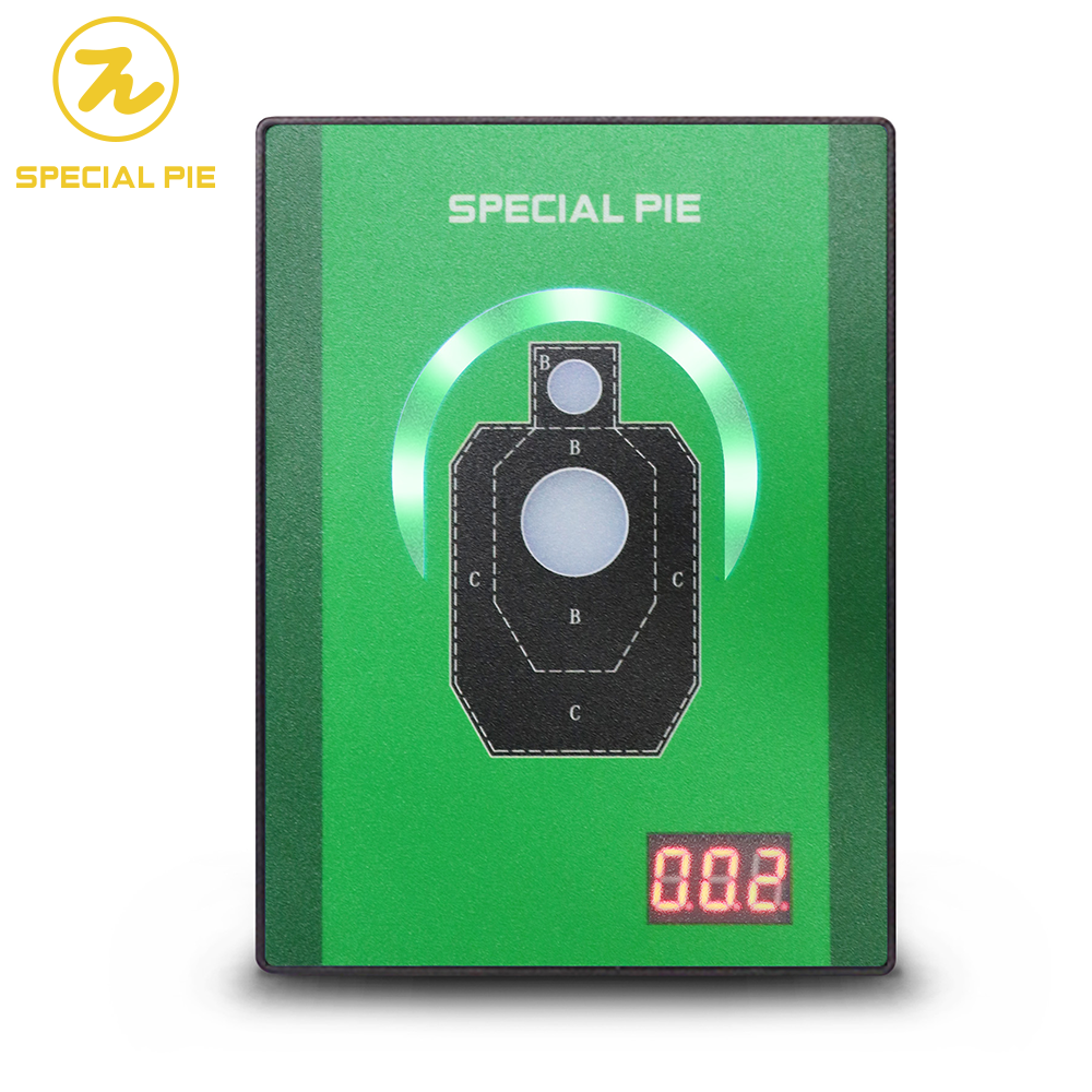 IDPA Laser Target - Dry Fire Trainer with Sound/Light Feedback for Pistol Practice at Home - Tactical Gear