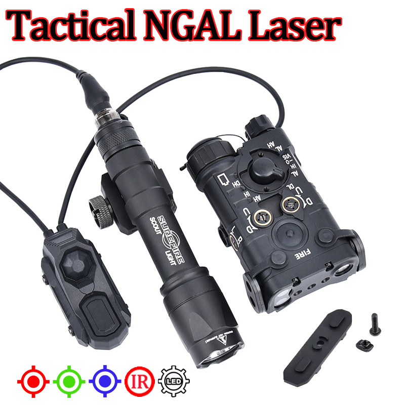 Airsoft Tactical L3 NGAL Surefir M300C M600U Flashlight Light With AXON Dual Control Switch Function Version Indicator PEQ PEQ15