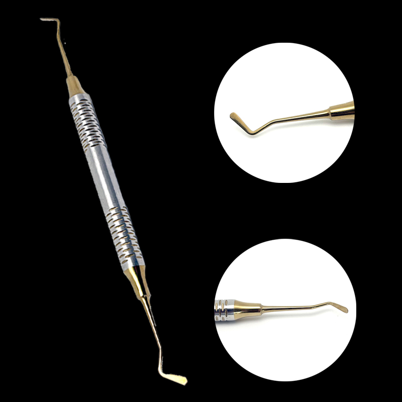 Dental Filling Knife Double-Head Composite Resin Spatula Stainless Steel Handle Restoration Tool for Dentist Lab Instruments