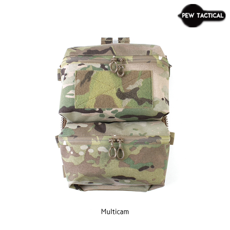 PEW TACTICAL FERRO STYLE Back Panel Double Pouch PEWTAC FCPC V5 airsoft Hunting equip hunting tactical vestment BP04