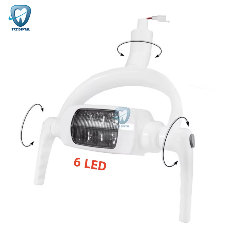 Dental Surgery Induction LED Oral Lamp 6 LED High Strong Dental Chair Lamp Dentistry Treatment Clinic Equipment New