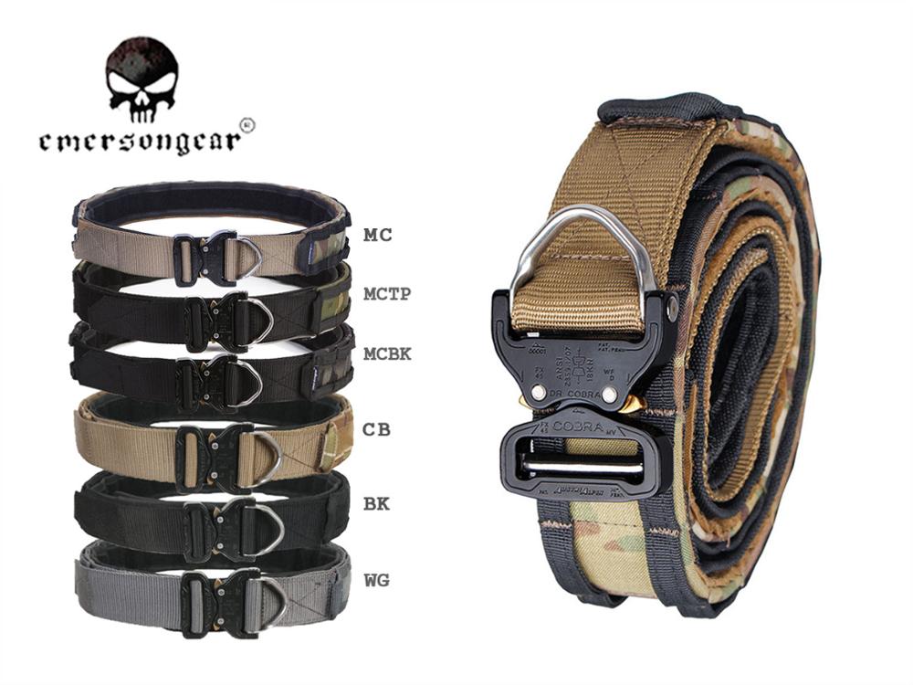EMERSONGEAR D-Ring Riggers Combat Belt 1.75-2inch One-pcs Combat Belt emerson Tactical Gear Hunting Accessories Camping EM9342