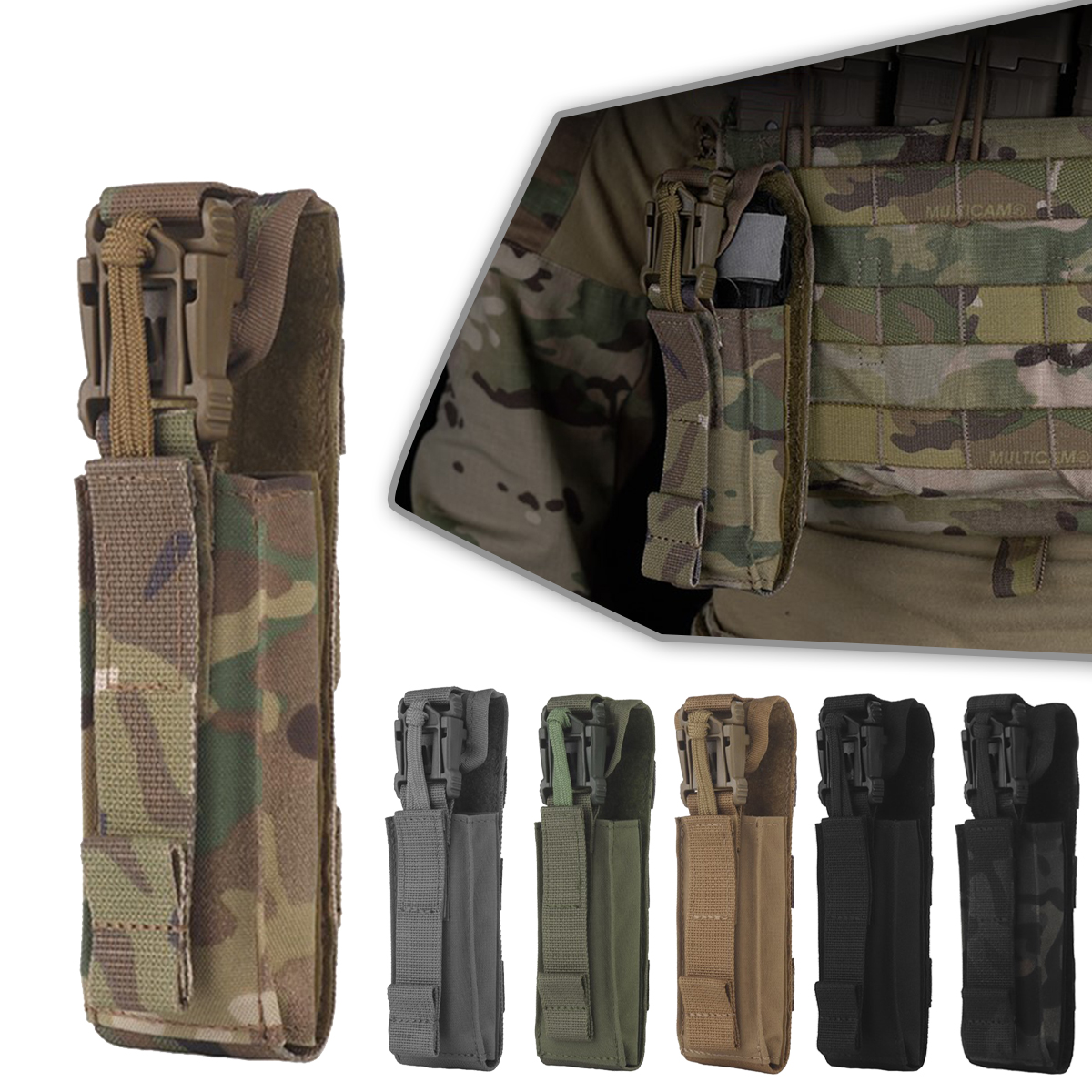 Tactical Tourniquet Bag Holder Quick Release Single Pistol Magazine Bag Hunting Medical Scissors Bag Flashlight EDC Bag