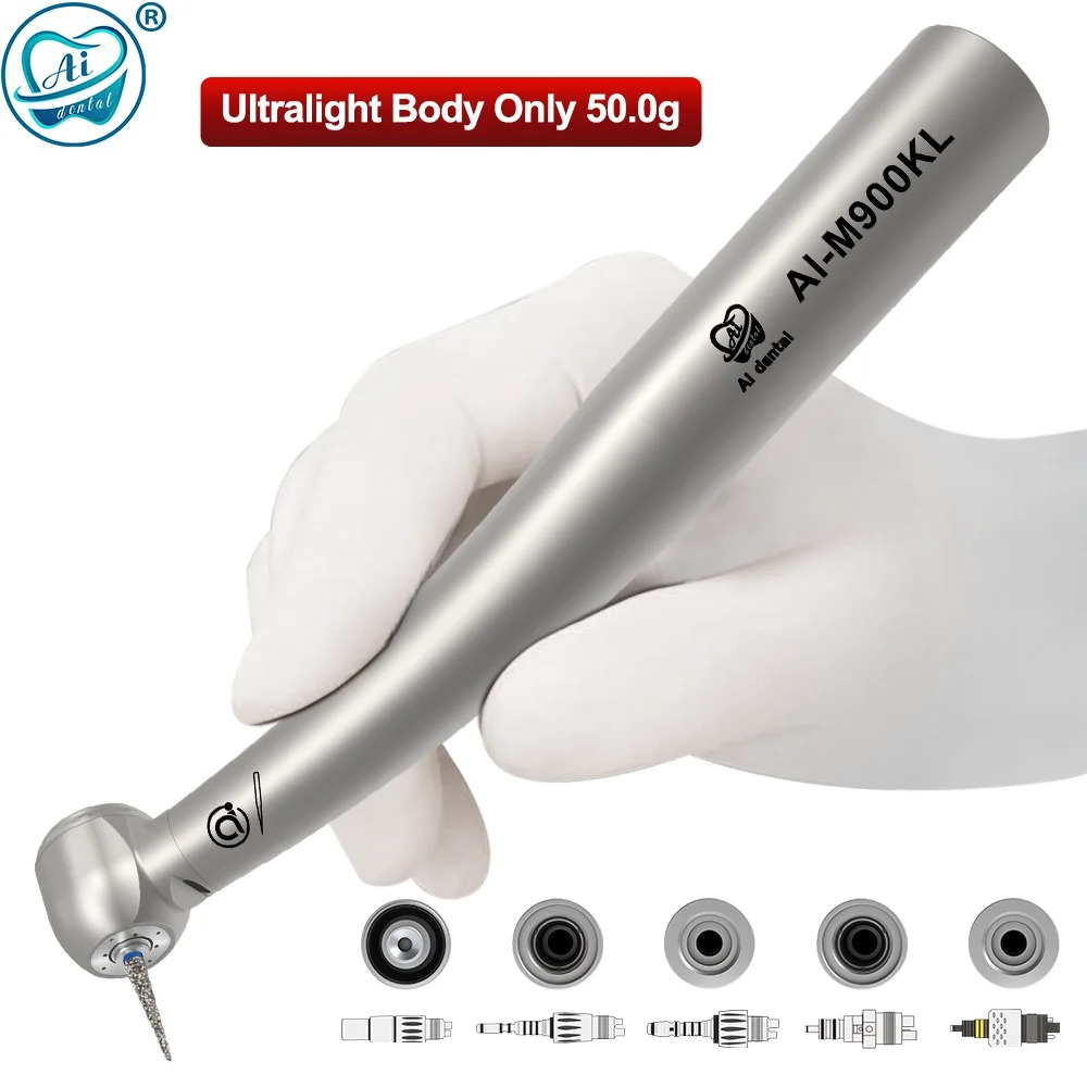 Ultralight Titanium Dental Air Turbine High Speed Handpiece 3X-Power 26W Torque Head For K-type Coupling M900KL