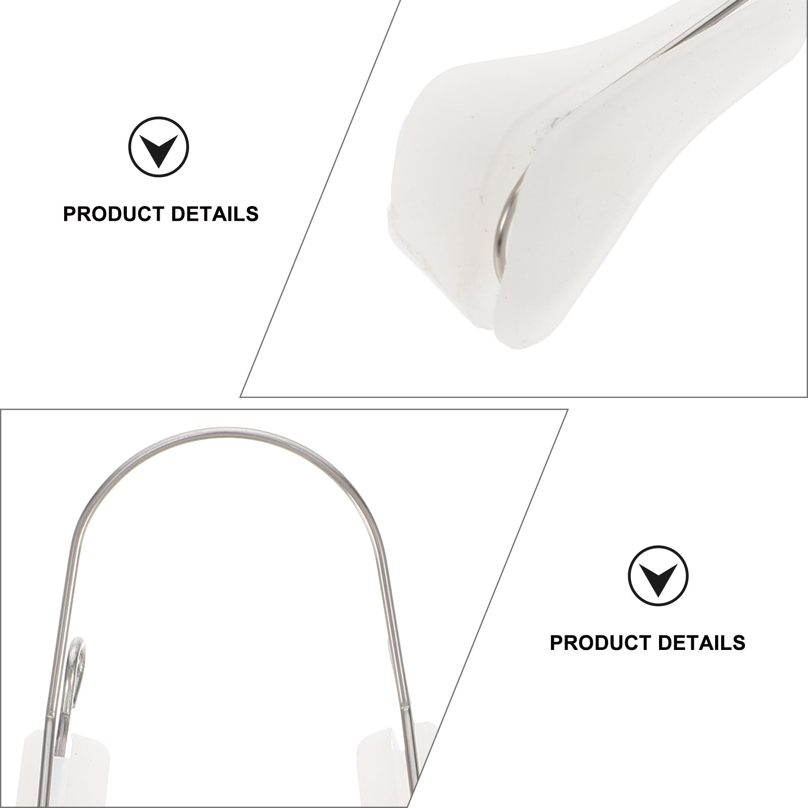 2Pcs Portable Nose Lifter and Shaper with Safe Silicone and Stainless Steel Design