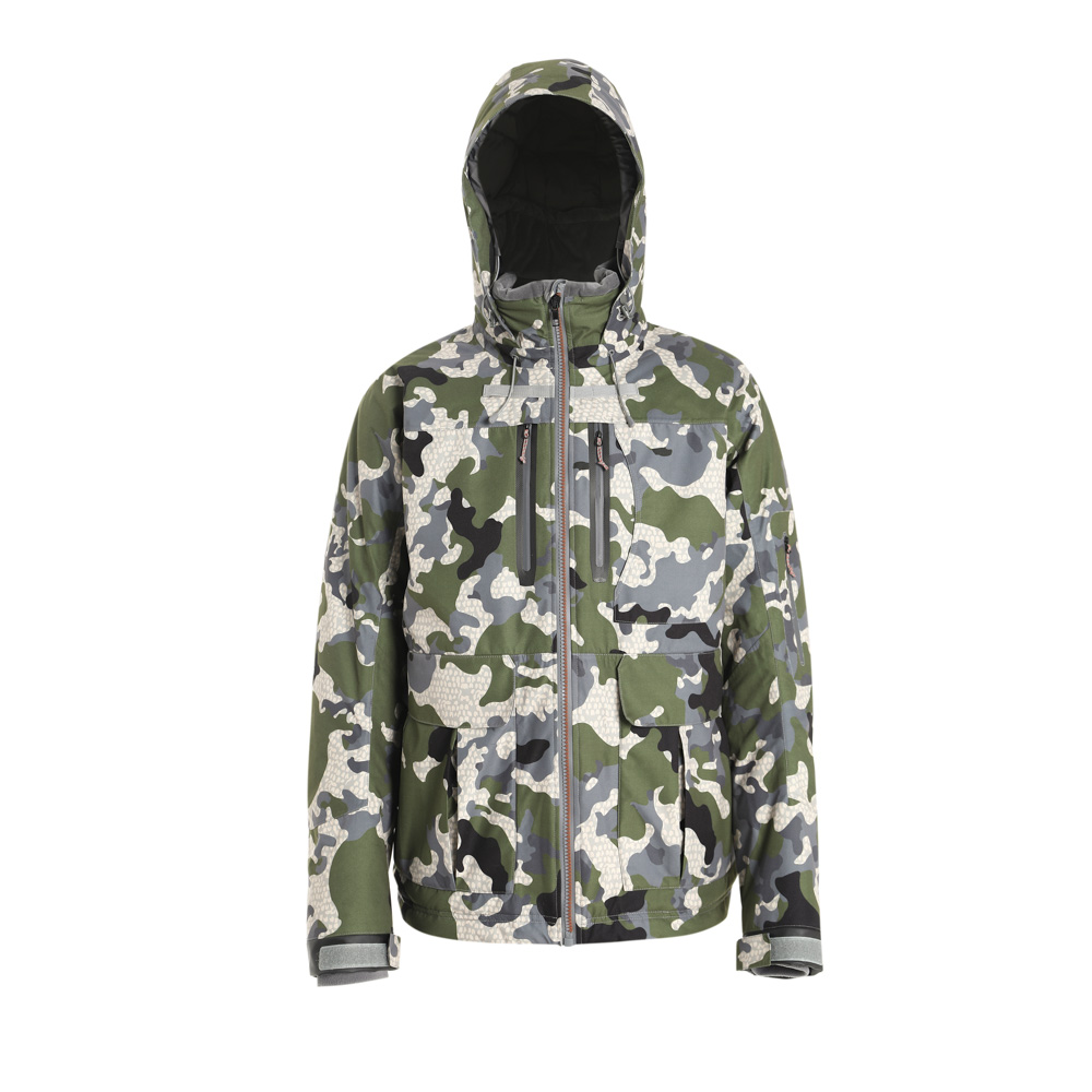 AinFad hunting clothing, waterproof windproof insulated hunting jacket camouflage fishing coat