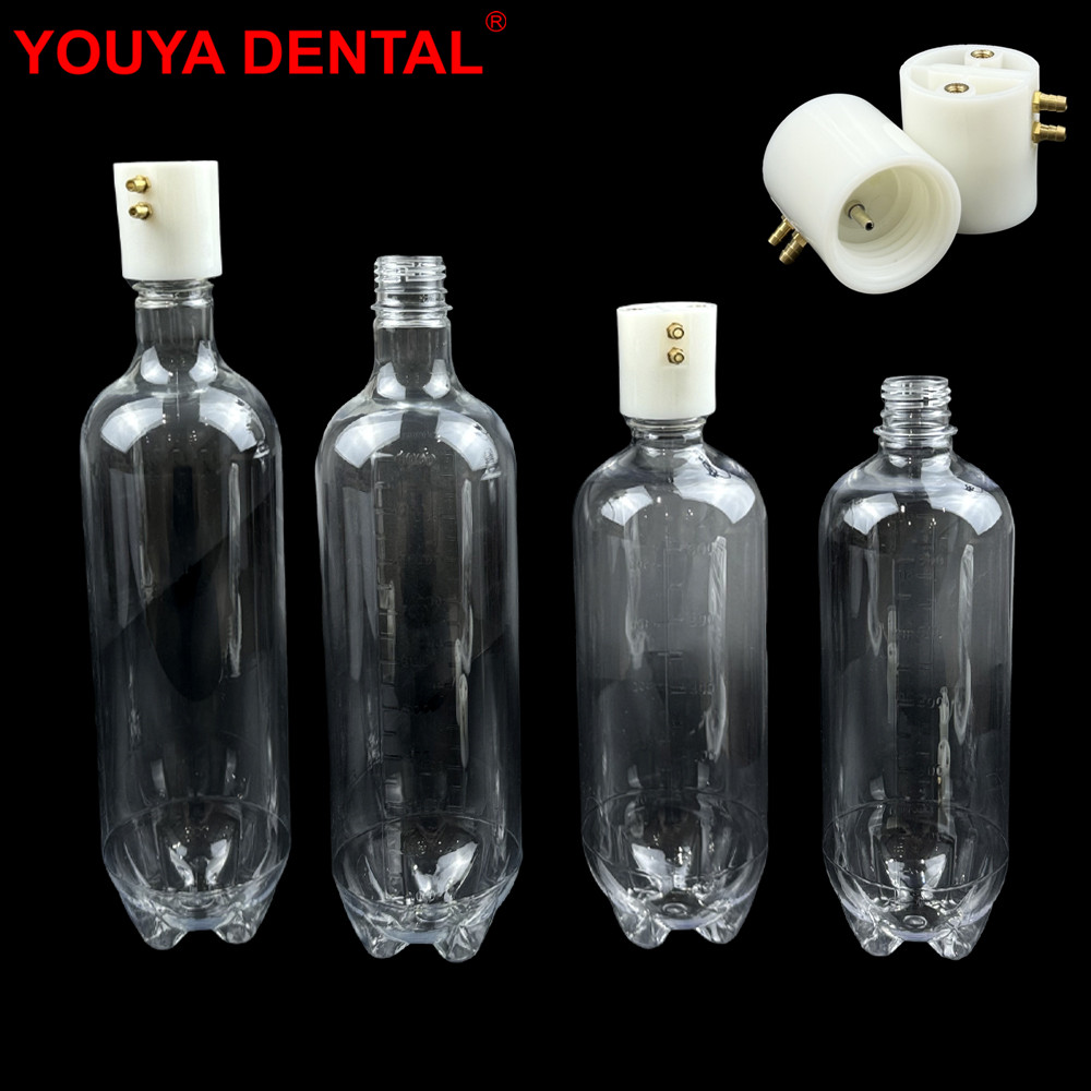 Plastic Dental Chair Water Storage Bottle 600ml/1000ml Transparent Water Bottle Top Cover Lid Cap For Dentistry Chair Equipment