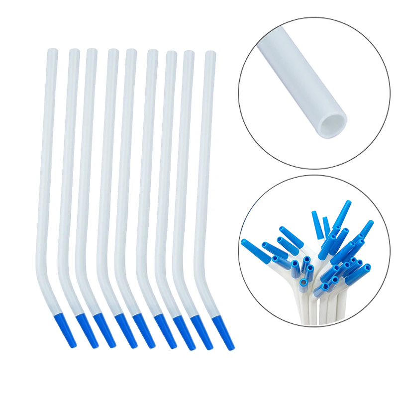Dental Saliva Ejector Dentistry Clinic Disposable Surgical Suction Tips Suction Tube Long Slim Type Dentist Tools