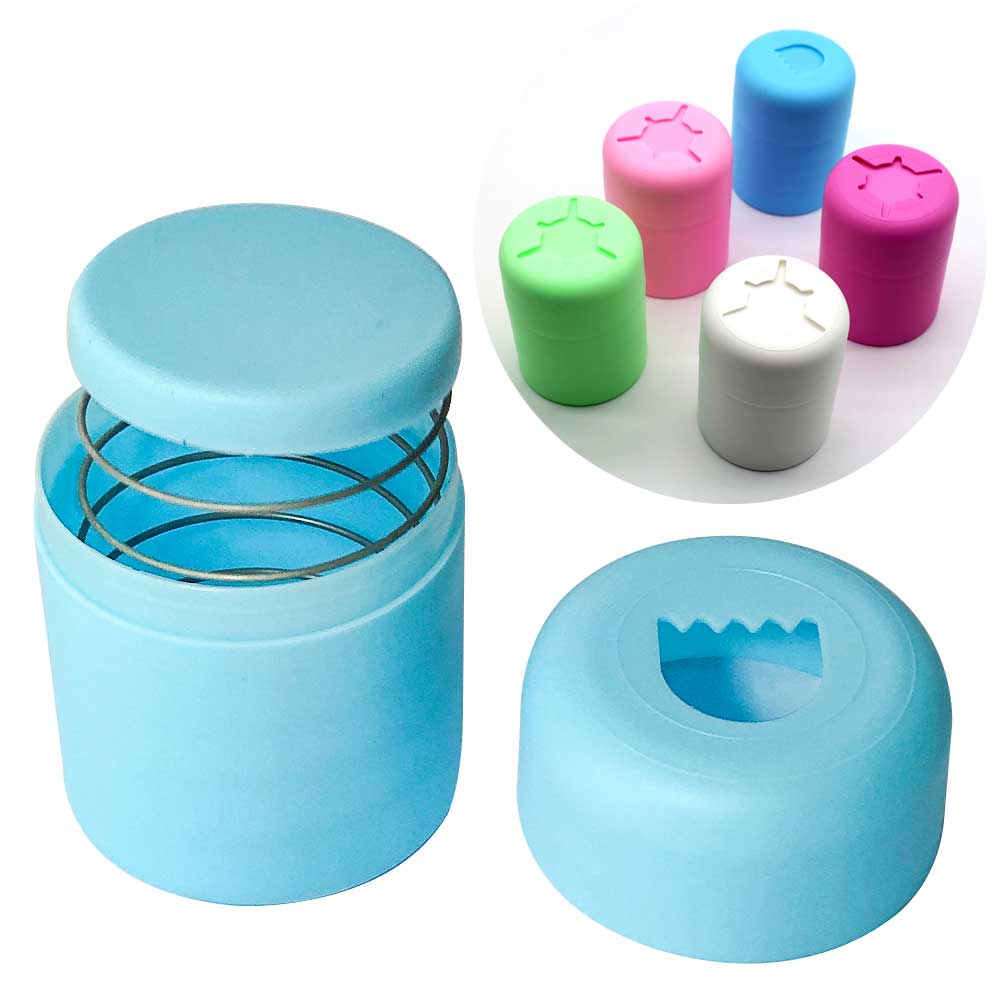 6 Colors Disinfect Alcohol Cotton Distribution Box Waste Collection Bin Dental Trash Can