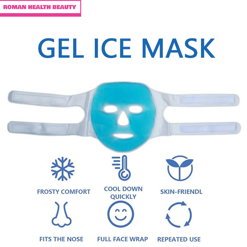 2-in-1 Hot/Cold Eye Mask Gel Beads Therapy for Puffy Eyes & Dark Circles | Hot/Cold Face Compress Mask for Sleeping, SPA, Travel