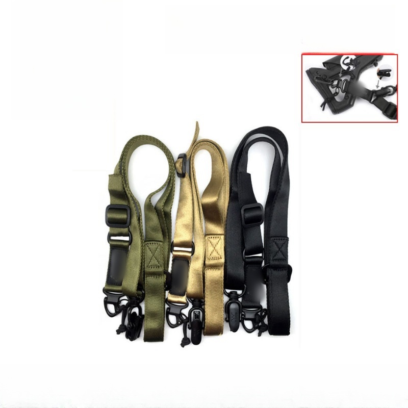 Tactical MS2 Sling Strap Task Rope Function Double Point Function Strap Single point double eagle beak shoulder with hanging QD