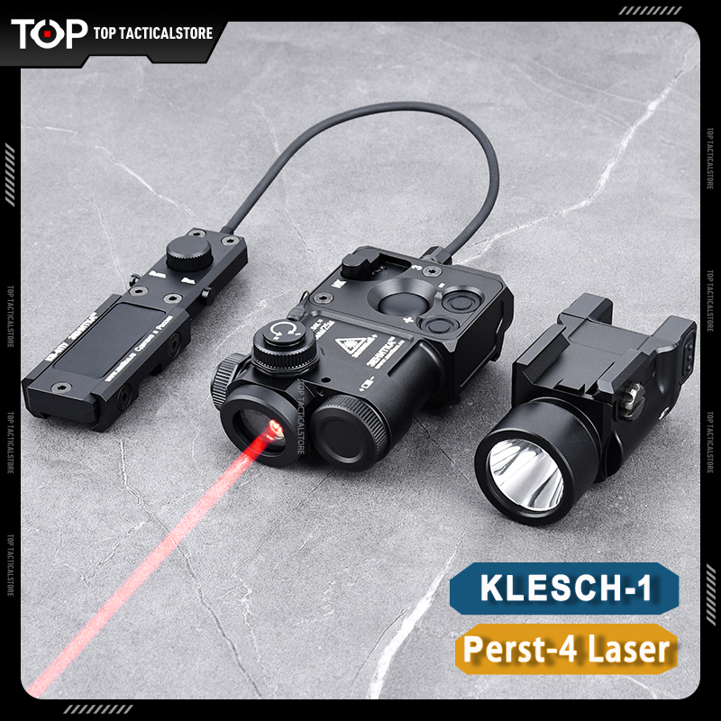 WADSN Airsoft Metal Perst 4 Aiming Laser Red IR Sight Klesch 2U 2P Flashlight KLESCH-1 1S Scout Light Tactics Zenitc PERST-4 P4