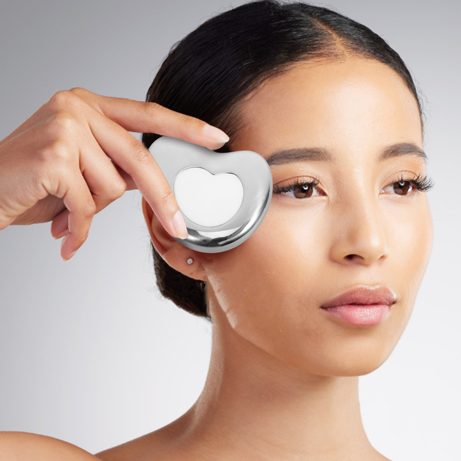 Facial Guasha Tool Stainless Steel Scraper for Face Massage Body Tools Portable Neck Skincare Gua Sha Massager