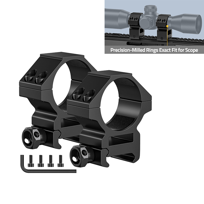 CVLIFE Rifle Scope Rings Optics Ring Riflescope Mount for 1 inch Tube Scopes Compatible with 20mm Picatinny Rails and More
