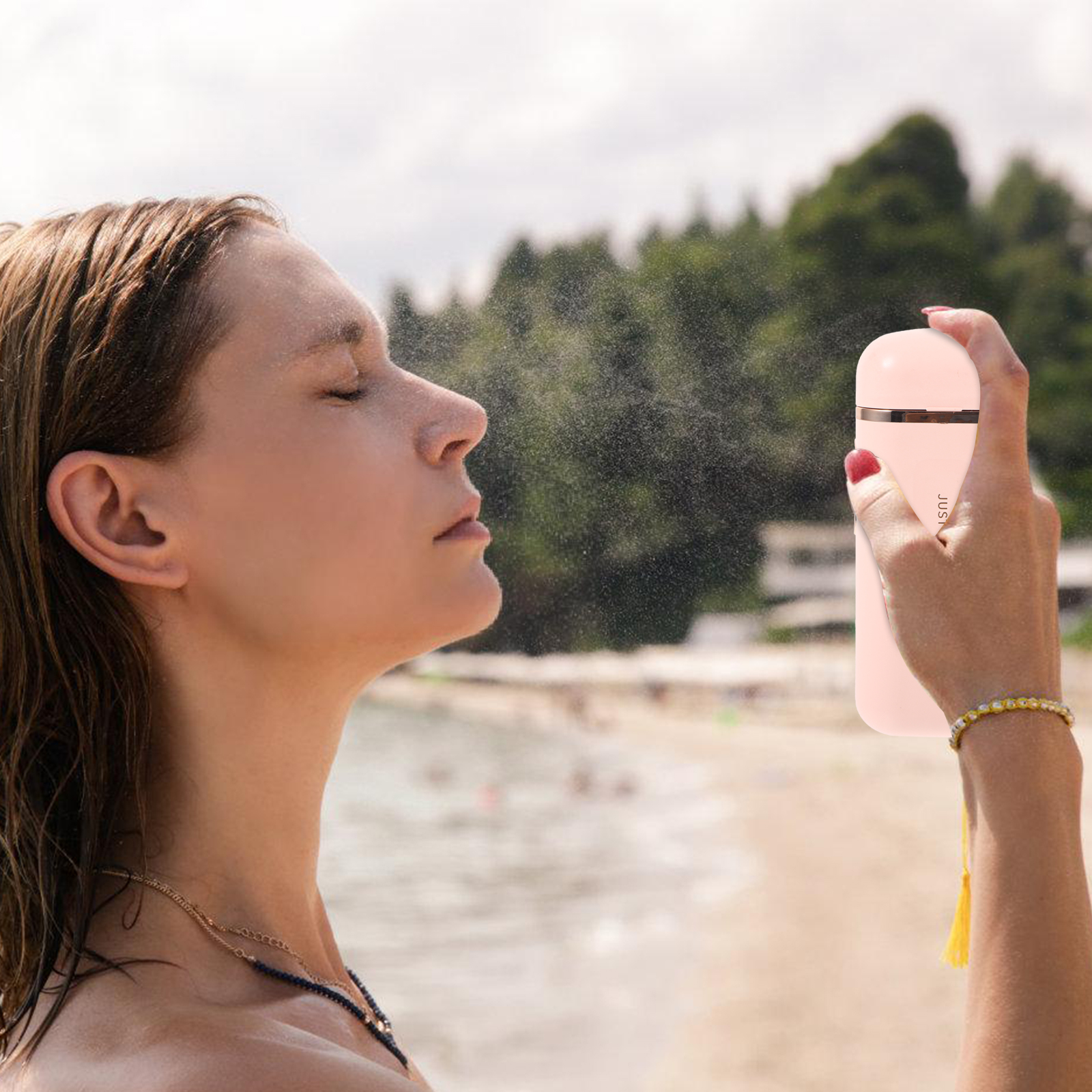 Oxygen Injector Facial Misters Handheld Mini Steamer Portable Woman Sprayer Salon Use Steam Beauty Device High Pressure Water