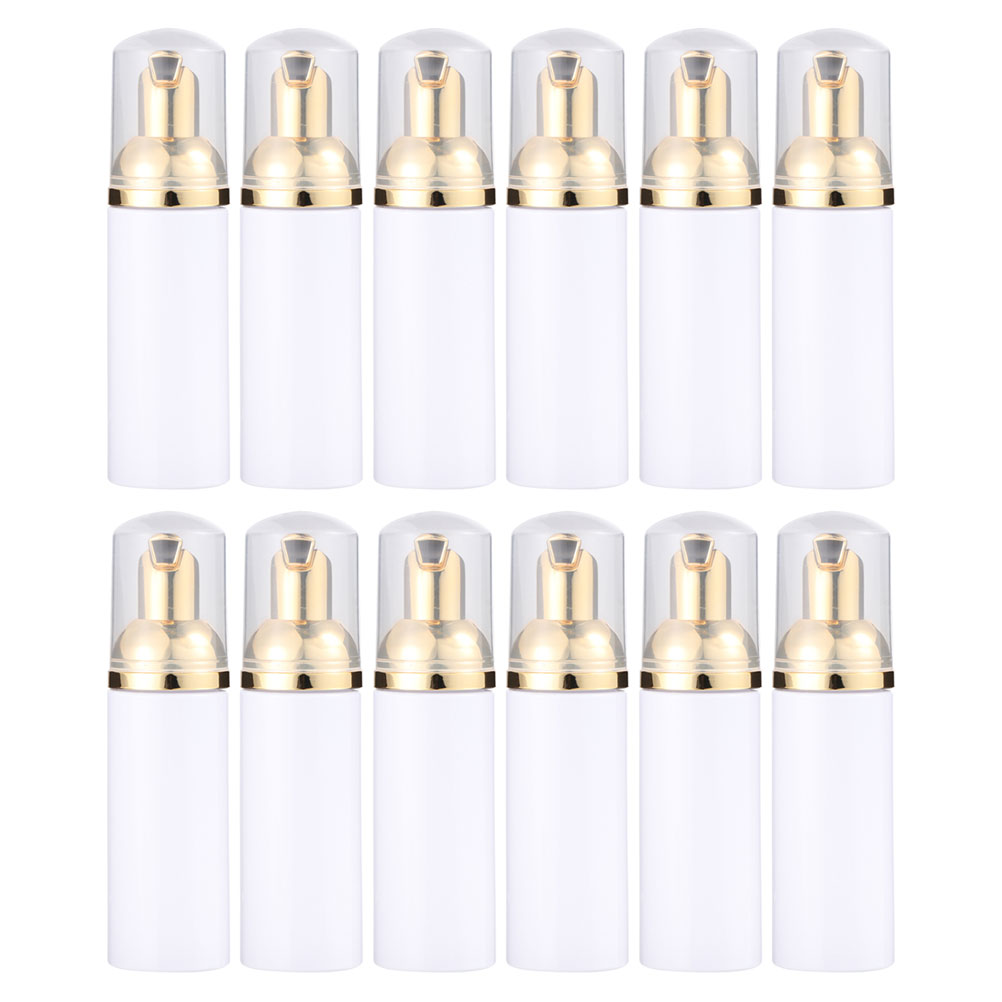 12Pcs Travel Size Refillable Bottles Foaming Soap Dispenser Empty Containers Portable Pump Bottle For Reusable Leak Proof Design