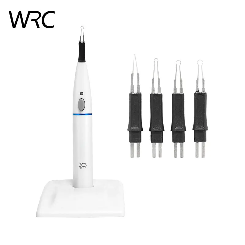 Dental Gutta Percha Tooth Gum Cutter with 4 Tips Endo Obturation System Dental Dissolved Breaker Gutta Percha Cutter
