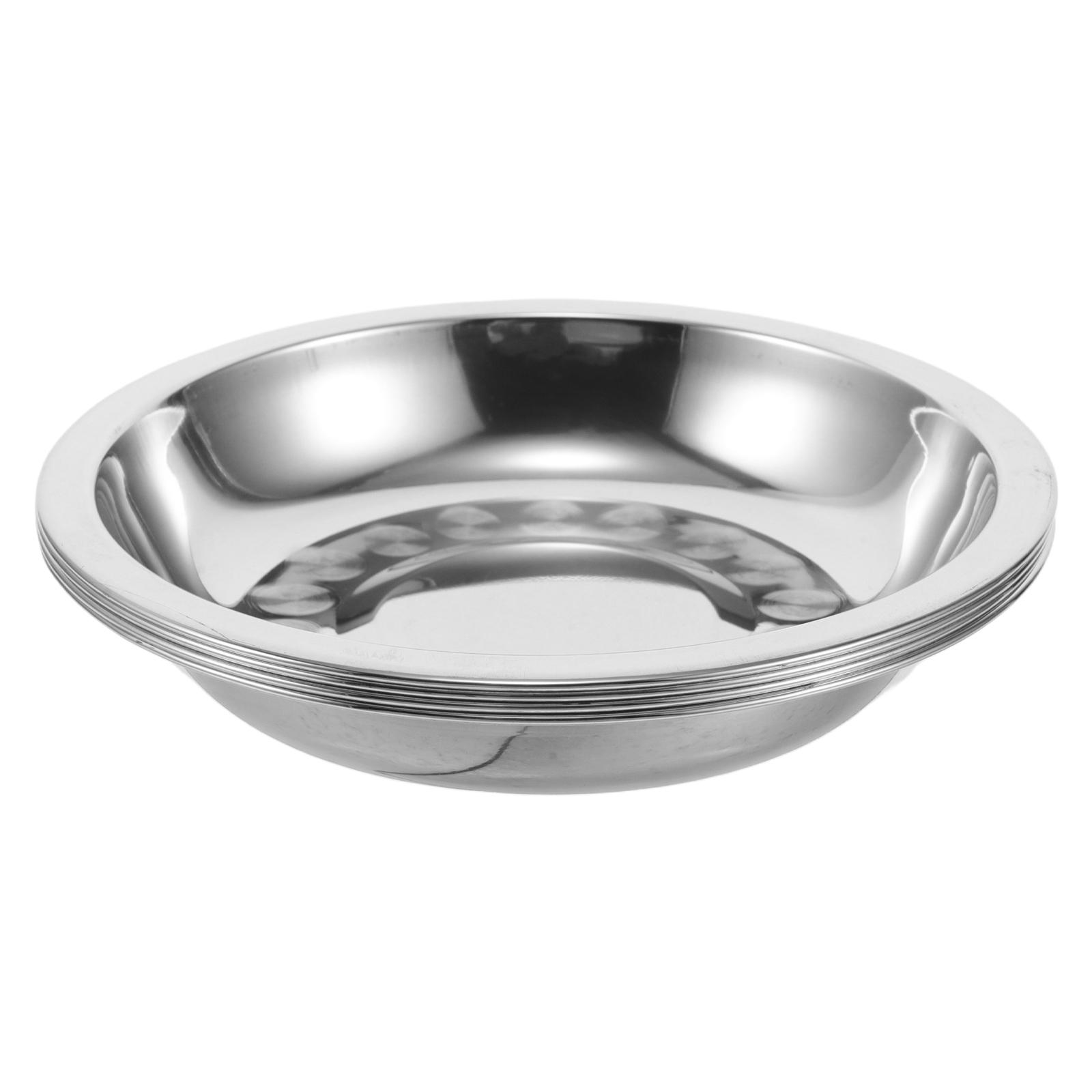 4Pcs Stainless Steel Scale Trays Nonmagnetic Weighing Pans Tool Laboratory Balance Metal Plates Small Food Tray