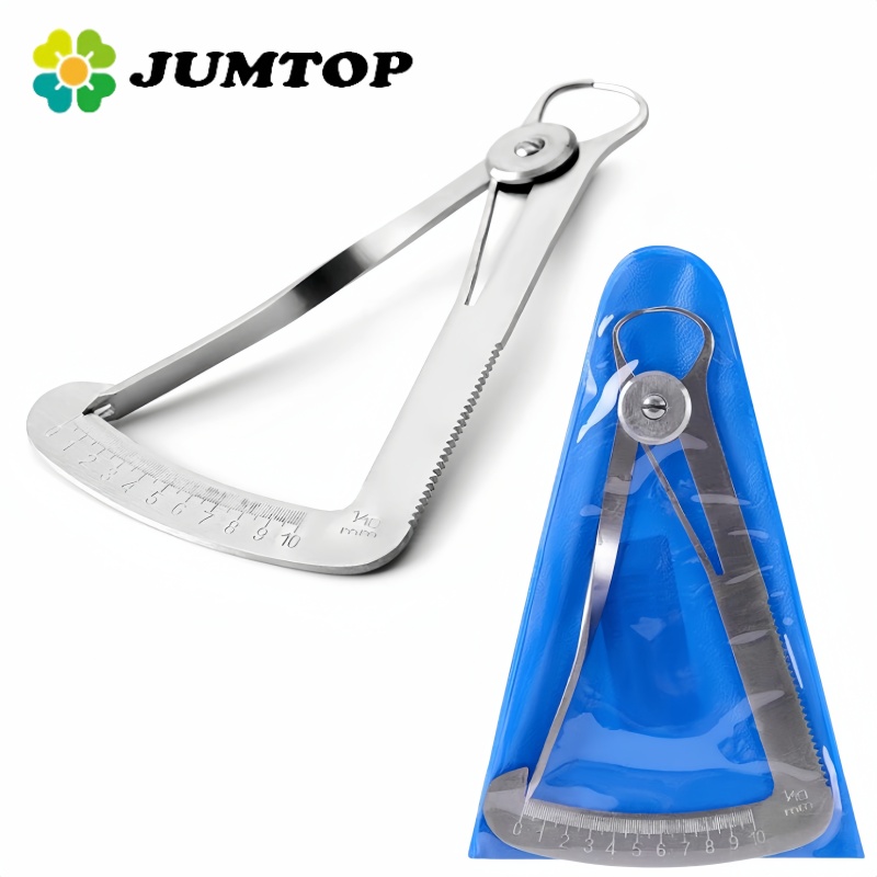 JUMTOP Dental Gauge Caliper Metal Wax Thickness Measurement Ruler