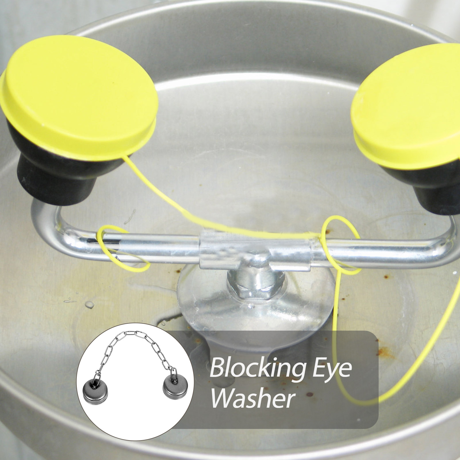 Eye Wash Dust Cover Protector Cap for Washing Station Equipment Compact Lightweight Long Term Eye Wash Unit Dust Cap Use