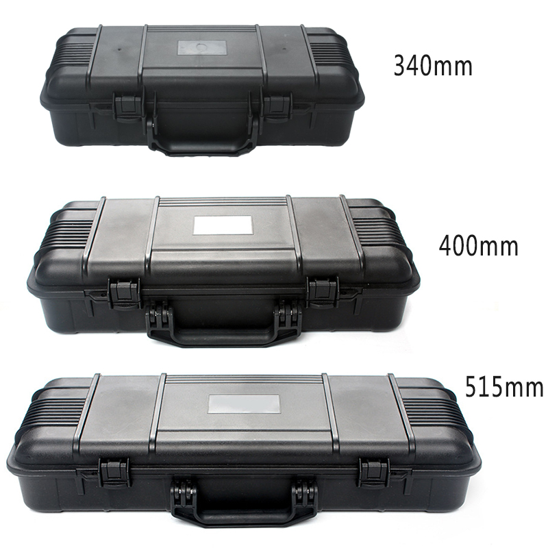 Tactical Safety Gun Bag Case Shockproof Box Storage Foam Instrument Tool Box Hunting Equipment Protective Sealed Box with Sponge