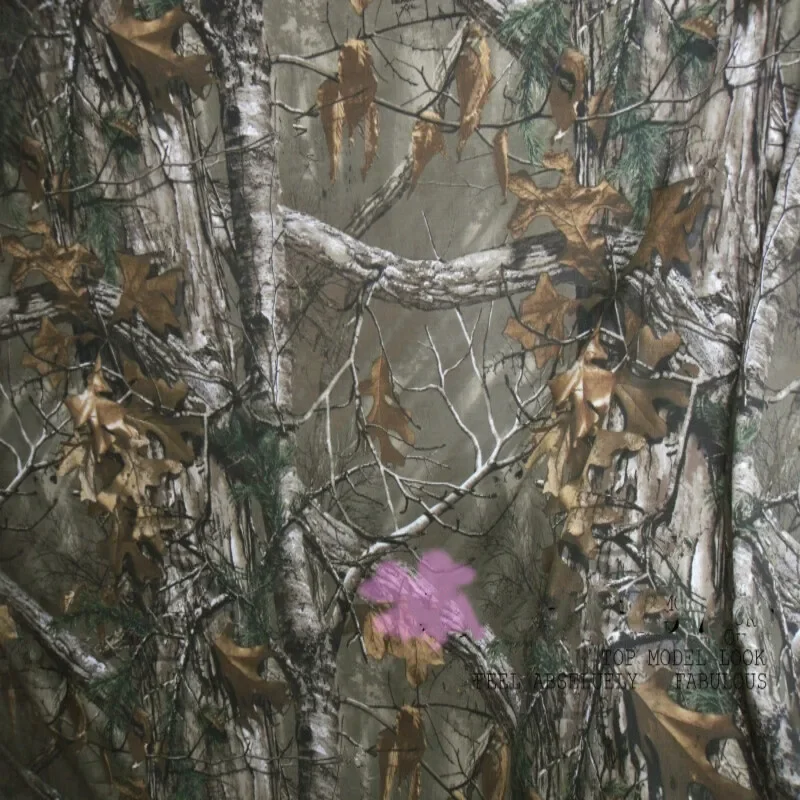 Woodland Bionic Camouflage Cloth Real Tree Camo Fabrics 1.3 m Width Sports Hunting Accessories Tactical Gear TMC Sewing Telas