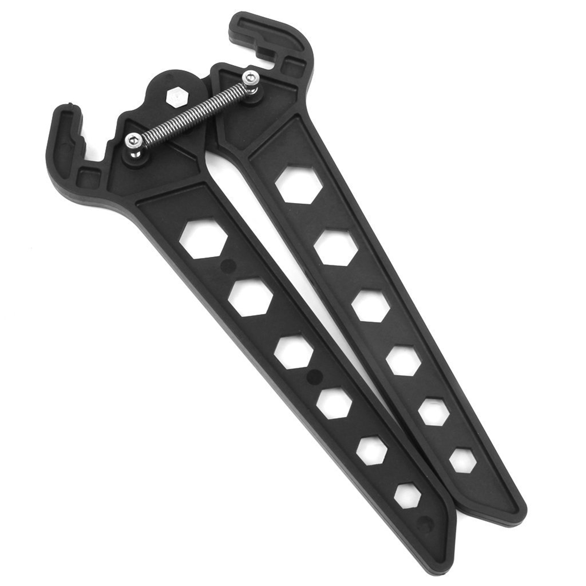 22X11Cm Black ABS Plastic Lightweight Scissors Style Stand Arrow Holder Kick Field Target 3D Recurve Compound Bows