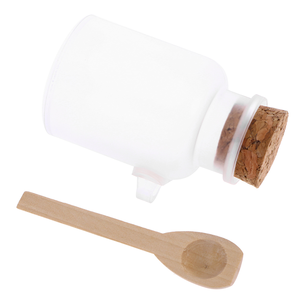 3 pcs Bath Salt Bottle Storage Container Subpackaging Plastic Bottle DIY Salt Pepper No Stimulation Liquids Not