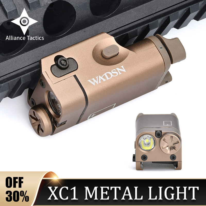 WADSN XC1 Mini Flashlight Surefir Marking Fit 20mm Picatinny Rail P320 Glock G17G19 Hunting Pistol Lamp Tactical LED lighting