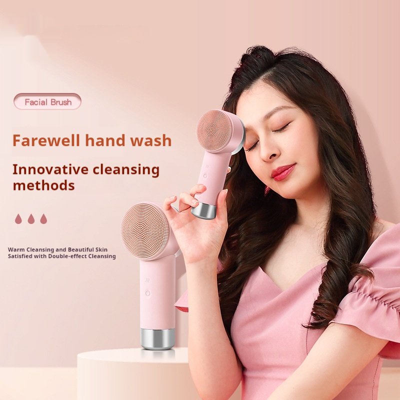 Facial Cleansing Brush Waterproof Electric Deep Cleaning Massage Beauty Device