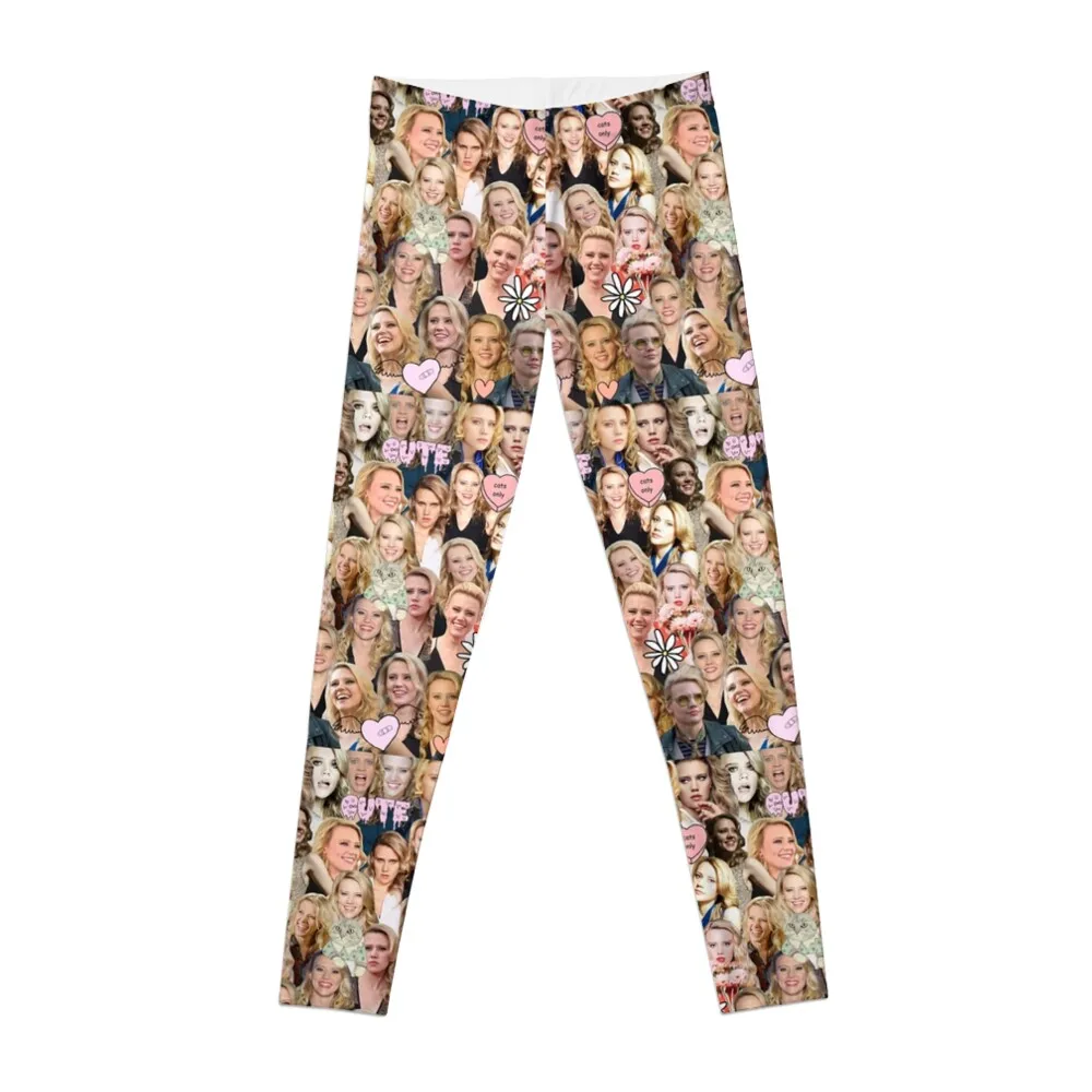 Kate McKinnon collage Leggings jogging pants Fitness clothing Womens Leggings