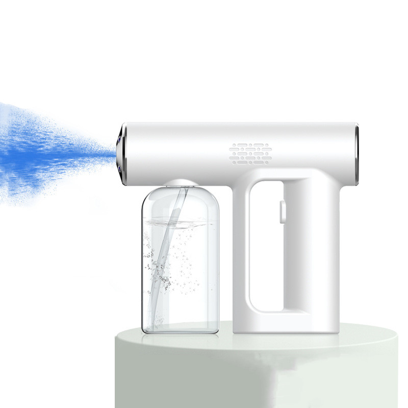 Electric Home Disinfection Sprayer Blue Light Sterilization Handheld Portable Steam Spray Gun 250ml Tanks Aroma Diffuser