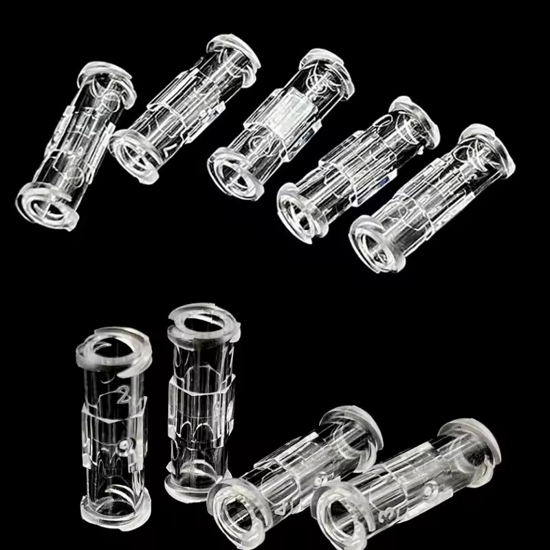 Syringe Thread Conversion Adhesive 50/100/200/500/1000 Pcs Luer Syringe Connector Transparent For Pneumatic Parts Leak Proof