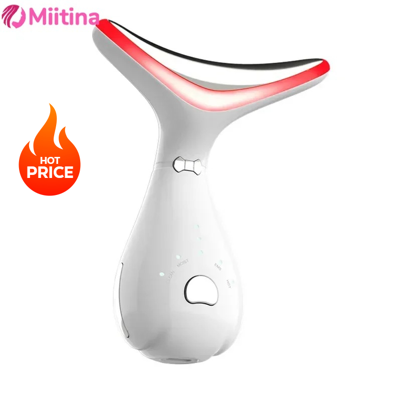 Face Neck Lifting Beauty Machine EMS Facial Anti Wrinkle Massager Skin Rejuvenation Thin Double Chin Vibrator Neck Beauty Tools