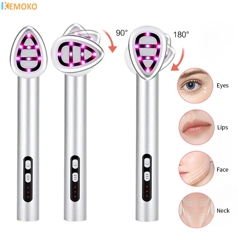 7 Color EMS Microcurrent Eye Massager Eye Anti Wrinkle Skin Lifting Relax Eyes Bags Dark Circles Facial SPA Skin Care Beauty