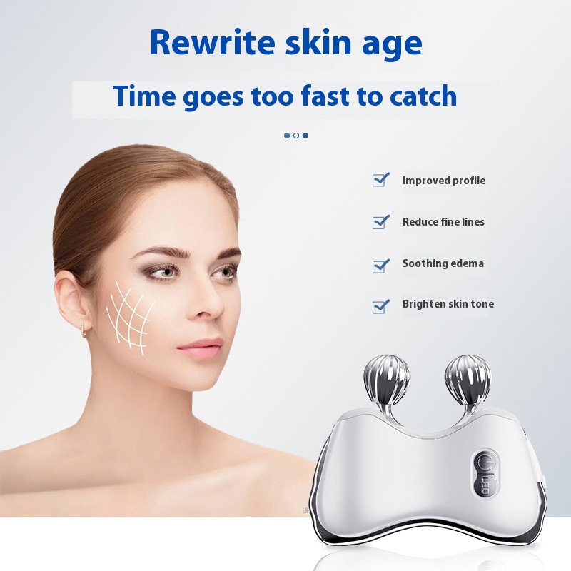 Face Rolling Massager Face Sli mming V Line Facial Lift Phototherapy Massager Wrinkle Remover Body Massager Skin Tightening